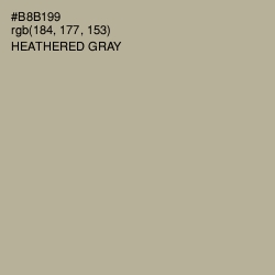 #B8B199 - Heathered Gray Color Image